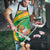 Congo Republic Day Apron Coat Of Arms With Tropical Flower - Wonder Print Shop