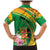 Personalized Congo Republic Day Family Matching Mermaid Dress and Hawaiian Shirt Coat Of Arms With Tropical Flower - Wonder Print Shop