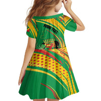 Personalized Congo Republic Day Family Matching Mermaid Dress and Hawaiian Shirt Coat Of Arms With Tropical Flower - Wonder Print Shop