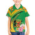 Personalized Congo Republic Day Family Matching Off Shoulder Maxi Dress and Hawaiian Shirt Coat Of Arms With Tropical Flower - Wonder Print Shop