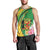 Personalized Congo Republic Day Men Tank Top Coat Of Arms With Tropical Flower - Wonder Print Shop