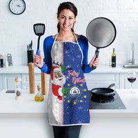 Cape Verde Christmas Apron Black Santa Felix Natal - Wonder Print Shop