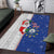 Cape Verde Christmas Area Rug Black Santa Felix Natal - Wonder Print Shop