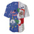 Cape Verde Christmas Baseball Jersey Black Santa Felix Natal - Wonder Print Shop