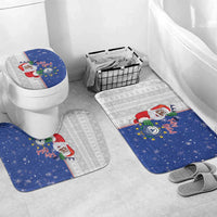 Cape Verde Christmas Bathroom Set Black Santa Felix Natal - Wonder Print Shop