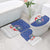 Cape Verde Christmas Bathroom Set Black Santa Felix Natal - Wonder Print Shop