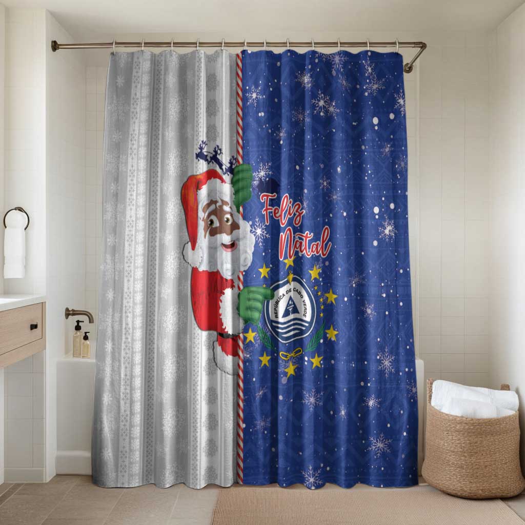 Cape Verde Christmas Bathroom Set Black Santa Felix Natal - Wonder Print Shop