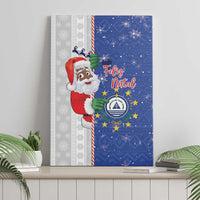 Cape Verde Christmas Canvas Wall Art Black Santa Felix Natal - Wonder Print Shop