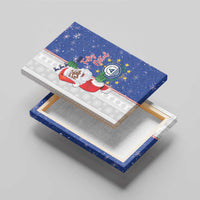 Cape Verde Christmas Canvas Wall Art Black Santa Felix Natal - Wonder Print Shop