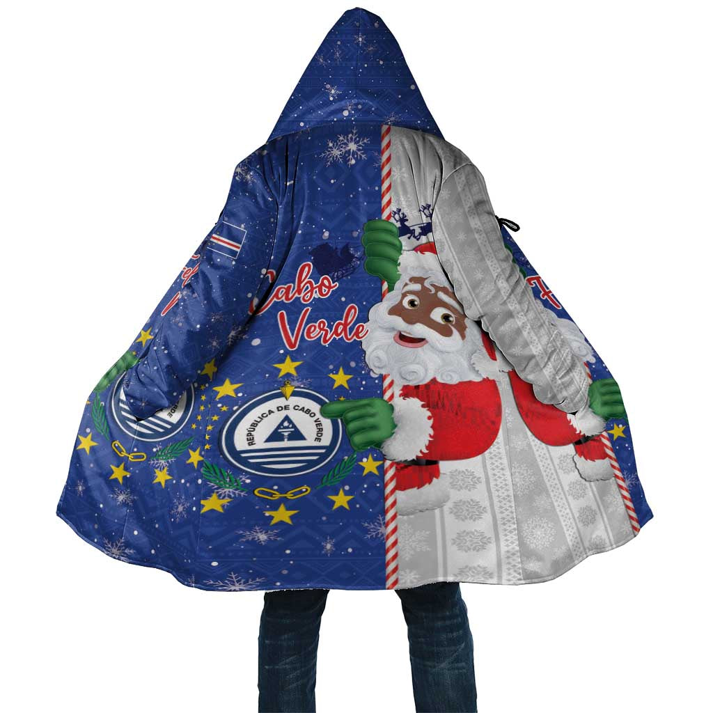 Cape Verde Christmas Cloak Black Santa Felix Natal - Wonder Print Shop