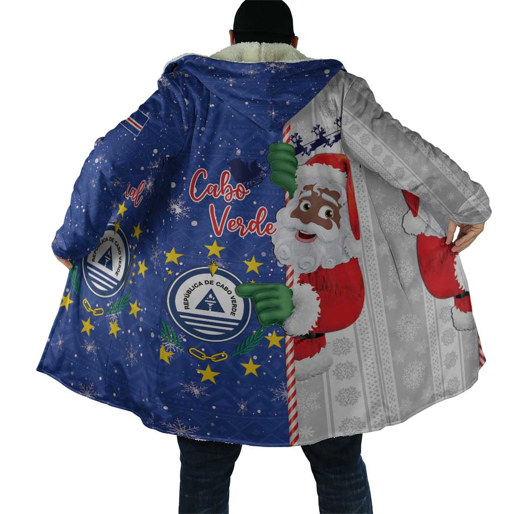 Cape Verde Christmas Cloak Black Santa Felix Natal - Wonder Print Shop