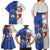 Cape Verde Christmas Family Matching Off Shoulder Maxi Dress and Hawaiian Shirt Black Santa Felix Natal - Wonder Print Shop