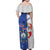 Cape Verde Christmas Family Matching Off Shoulder Maxi Dress and Hawaiian Shirt Black Santa Felix Natal - Wonder Print Shop