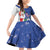 Cape Verde Christmas Family Matching Off Shoulder Short Dress and Hawaiian Shirt Black Santa Felix Natal - Wonder Print Shop