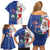 Cape Verde Christmas Family Matching Off Shoulder Short Dress and Hawaiian Shirt Black Santa Felix Natal - Wonder Print Shop