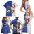 Cape Verde Christmas Family Matching Short Sleeve Bodycon Dress and Hawaiian Shirt Black Santa Felix Natal - Wonder Print Shop