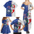 Cape Verde Christmas Family Matching Summer Maxi Dress and Hawaiian Shirt Black Santa Felix Natal - Wonder Print Shop