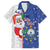 Cape Verde Christmas Family Matching Summer Maxi Dress and Hawaiian Shirt Black Santa Felix Natal - Wonder Print Shop