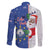 Cape Verde Christmas Family Matching Summer Maxi Dress and Hawaiian Shirt Black Santa Felix Natal - Wonder Print Shop