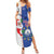 Cape Verde Christmas Family Matching Summer Maxi Dress and Hawaiian Shirt Black Santa Felix Natal - Wonder Print Shop