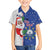 Cape Verde Christmas Family Matching Summer Maxi Dress and Hawaiian Shirt Black Santa Felix Natal - Wonder Print Shop