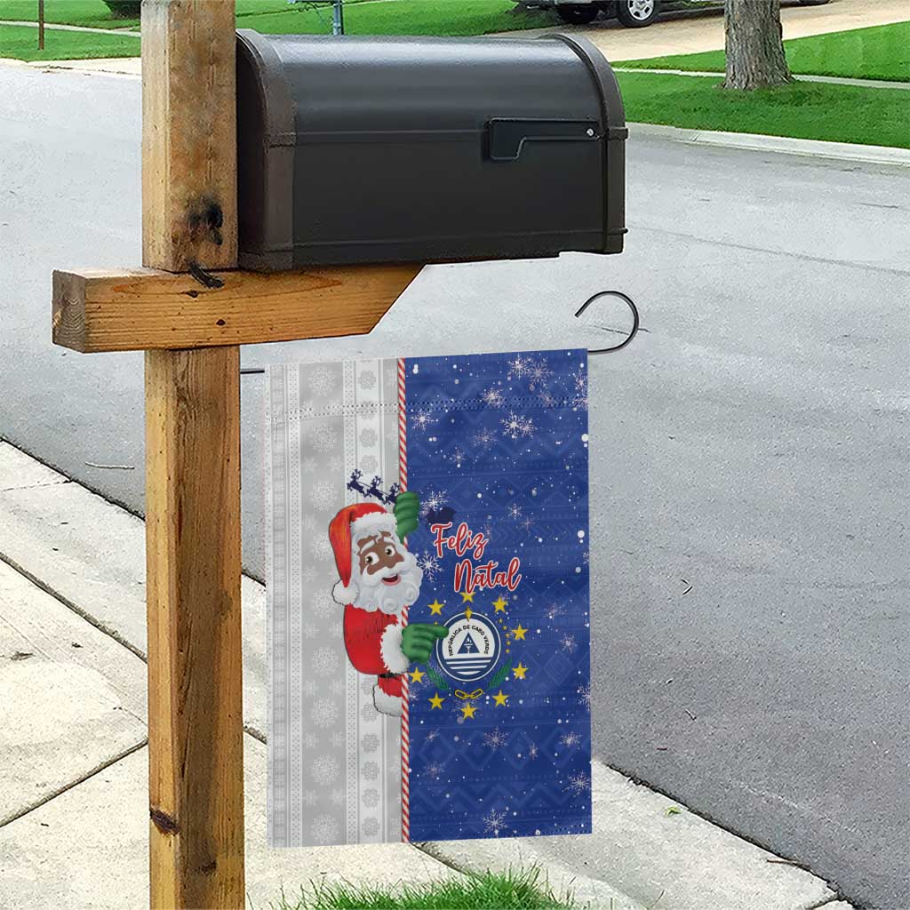Cape Verde Christmas Garden Flag Black Santa Felix Natal - Wonder Print Shop