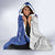 Cape Verde Christmas Hooded Blanket Black Santa Felix Natal - Wonder Print Shop