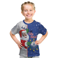 Cape Verde Christmas Kid T Shirt Black Santa Felix Natal - Wonder Print Shop