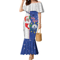 Cape Verde Christmas Mermaid Dress Black Santa Felix Natal - Wonder Print Shop