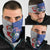 Cape Verde Christmas Neck Gaiter Black Santa Felix Natal - Wonder Print Shop