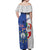 Cape Verde Christmas Off Shoulder Maxi Dress Black Santa Felix Natal - Wonder Print Shop