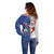 Cape Verde Christmas Off Shoulder Sweater Black Santa Felix Natal - Wonder Print Shop