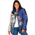Cape Verde Christmas Padded Jacket Black Santa Felix Natal - Wonder Print Shop