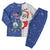 Cape Verde Christmas Pajama Set Black Santa Felix Natal - Wonder Print Shop