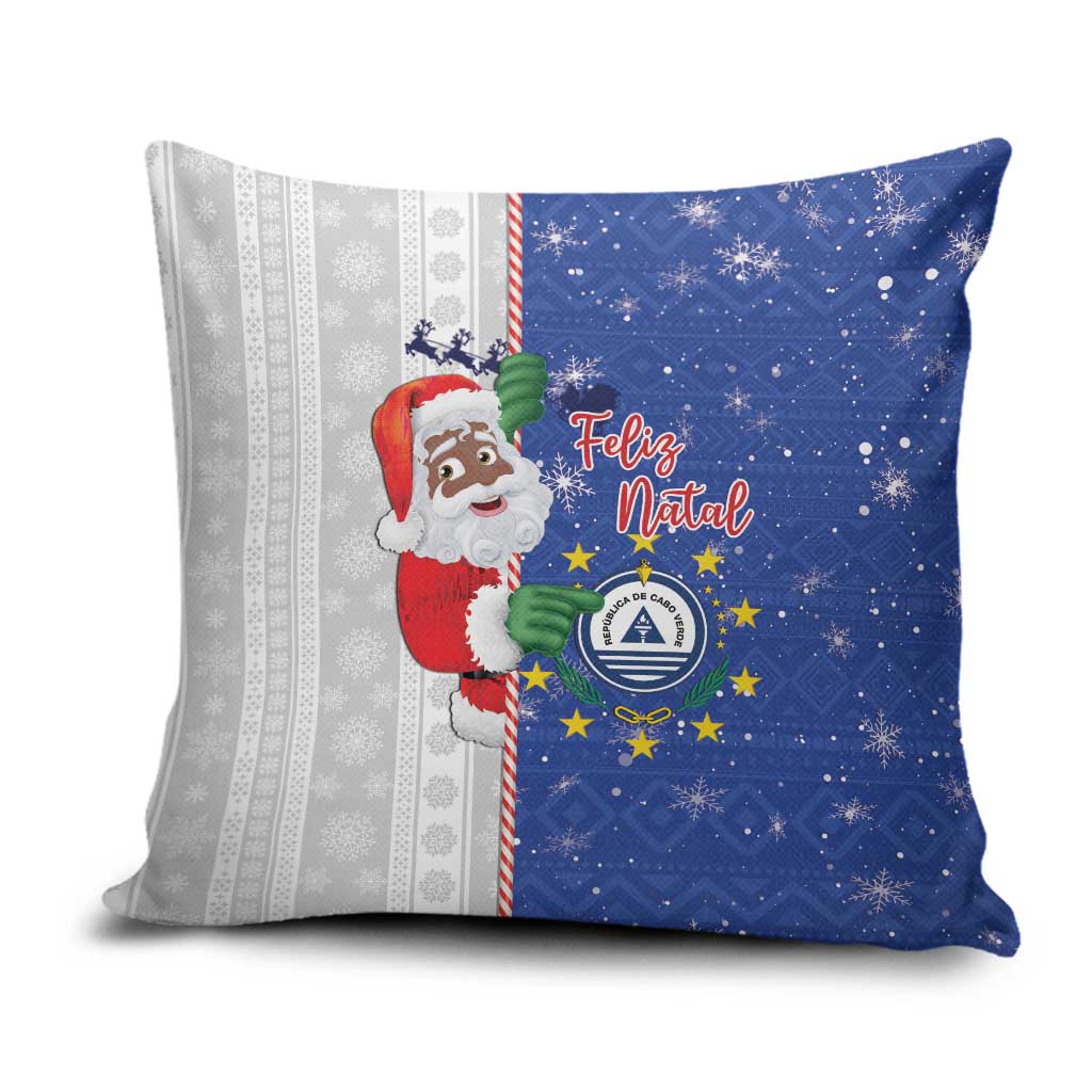 Cape Verde Christmas Pillow Cover Black Santa Felix Natal - Wonder Print Shop
