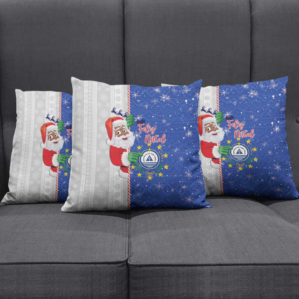 Cape Verde Christmas Pillow Cover Black Santa Felix Natal - Wonder Print Shop