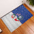 Cape Verde Christmas Rubber Doormat Black Santa Felix Natal - Wonder Print Shop