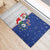 Cape Verde Christmas Rubber Doormat Black Santa Felix Natal - Wonder Print Shop