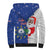 Cape Verde Christmas Sherpa Hoodie Black Santa Felix Natal - Wonder Print Shop