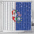 Cape Verde Christmas Shower Curtain Black Santa Felix Natal - Wonder Print Shop
