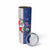 Cape Verde Christmas Skinny Tumbler Black Santa Felix Natal - Wonder Print Shop