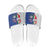 Cape Verde Christmas Slide Sandals Black Santa Felix Natal - Wonder Print Shop