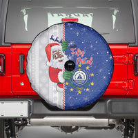 Cape Verde Christmas Spare Tire Cover Black Santa Felix Natal - Wonder Print Shop