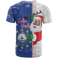 Cape Verde Christmas T Shirt Black Santa Felix Natal - Wonder Print Shop