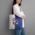 Cape Verde Christmas Tote Bag Black Santa Felix Natal - Wonder Print Shop