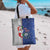 Cape Verde Christmas Tote Bag Black Santa Felix Natal - Wonder Print Shop