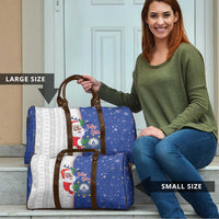 Cape Verde Christmas Travel Bag Black Santa Felix Natal - Wonder Print Shop