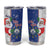 Cape Verde Christmas Tumbler Cup Black Santa Felix Natal - Wonder Print Shop