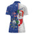 Cape Verde Christmas Women Polo Shirt Black Santa Felix Natal - Wonder Print Shop