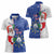 Cape Verde Christmas Women Polo Shirt Black Santa Felix Natal - Wonder Print Shop